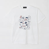 Chikakawachi Ikawa Sushi T -shirt huge sushi white