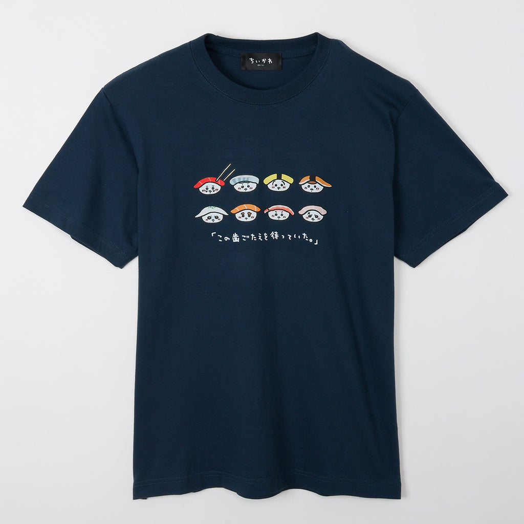 ちいかわ ちいかわ寿司 Tシャツ ちいかわ寿司 スレート