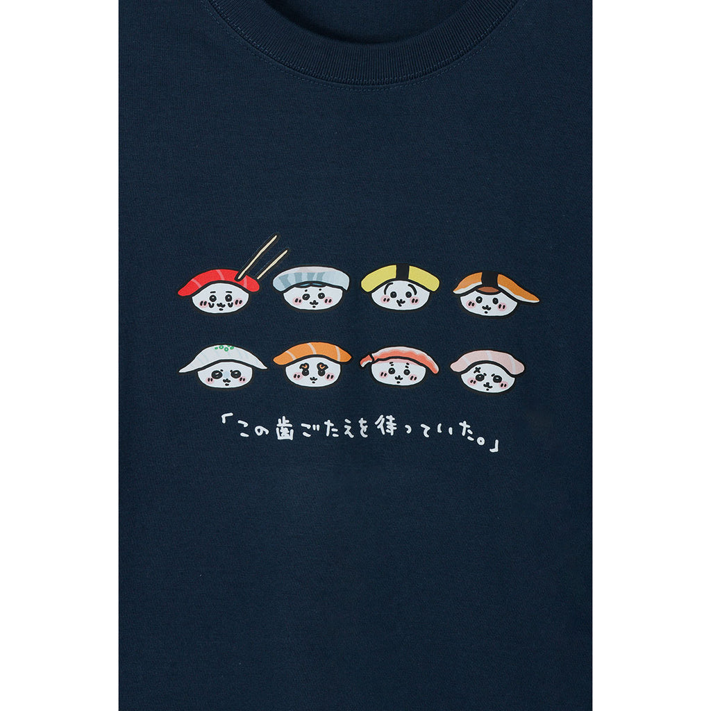 ちいかわ ちいかわ寿司 Tシャツ ちいかわ寿司 スレート