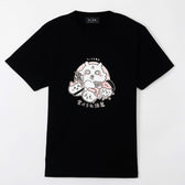 Chikakawachi Ikawa Sushi T -shirt Eat Black Black