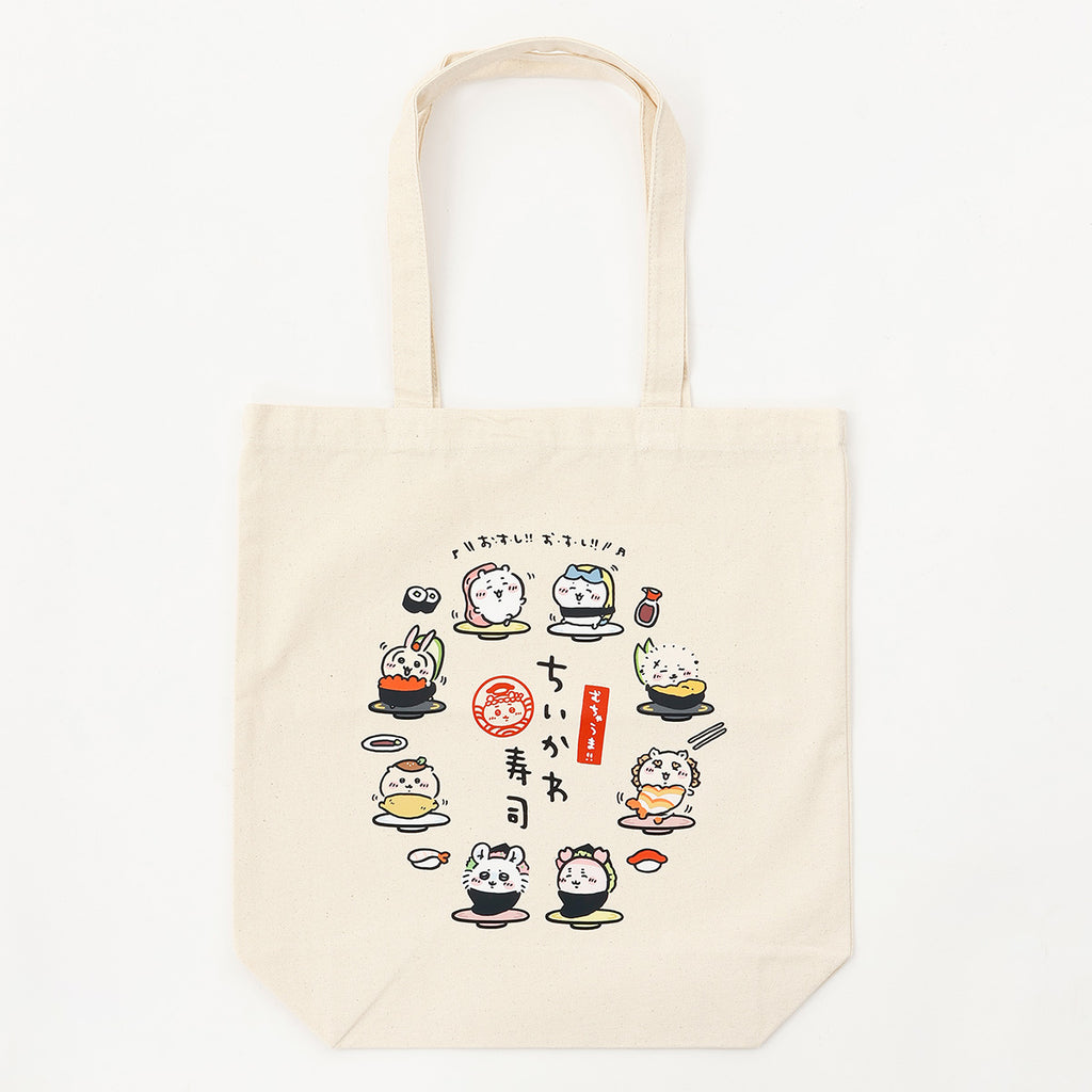 Chikakawachi Ikawa Sushi Tote Bag Convention Sushi Natural