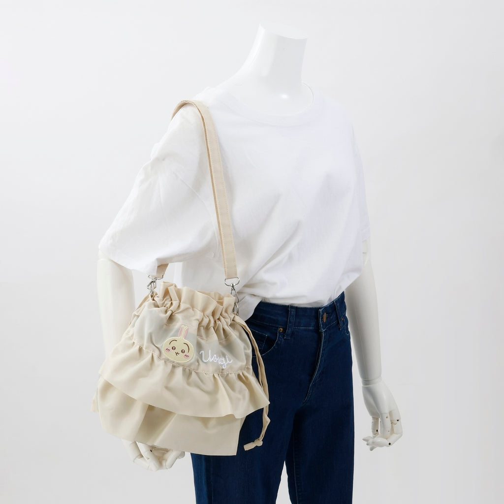 Chiikawa Frill Shoulder Bag Usagi Beige 