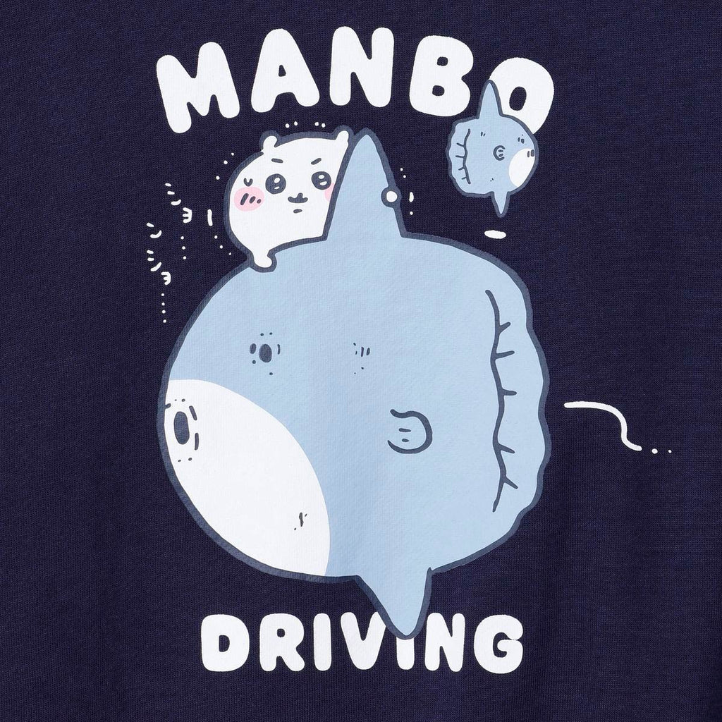 ちいかわ スウェット MANBO DRIVING ネイビー