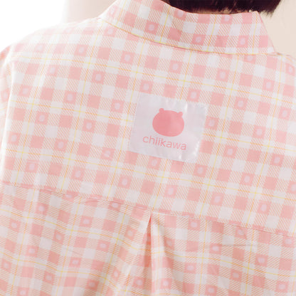 吉伊卡哇 格子系列襯衫 吉伊卡哇 粉紅色