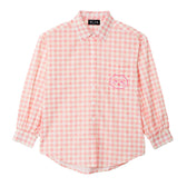 吉伊卡哇 格子系列襯衫 吉伊卡哇 粉紅色