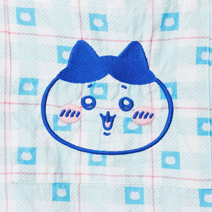 吉伊卡哇 格子系列襯衫 小八貓 藍色