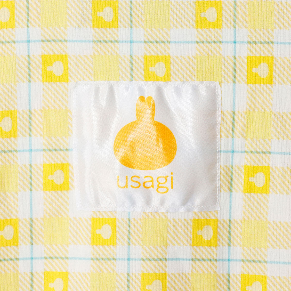 吉伊卡哇 格子系列襯衫 兔兔 黃色