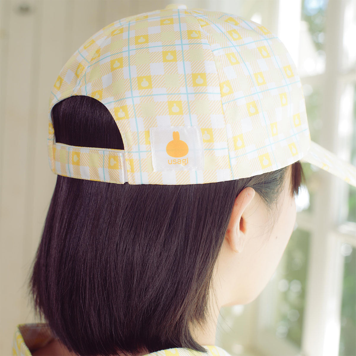 치이카와 체크 시리즈 CAP 우사기 옐로우