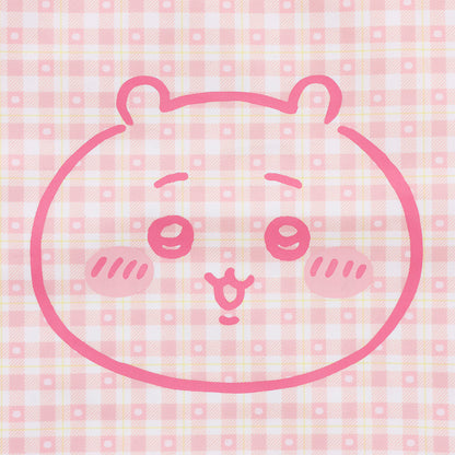 吉伊卡哇 格子系列手提袋 (附吊飾) 吉伊卡哇 粉紅色