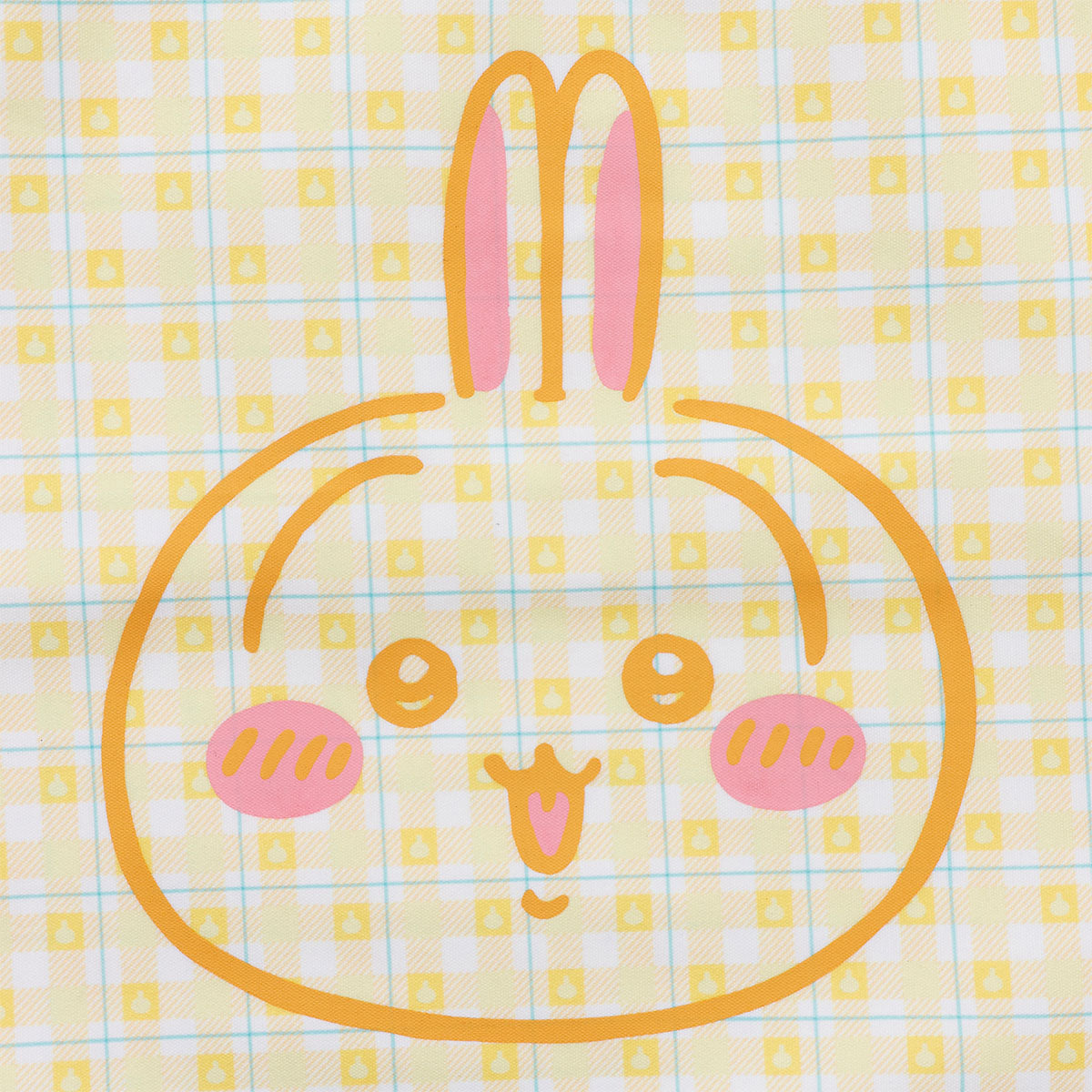 ちいかわ チェックシリーズ トートバッグ（チャーム付き）うさぎ