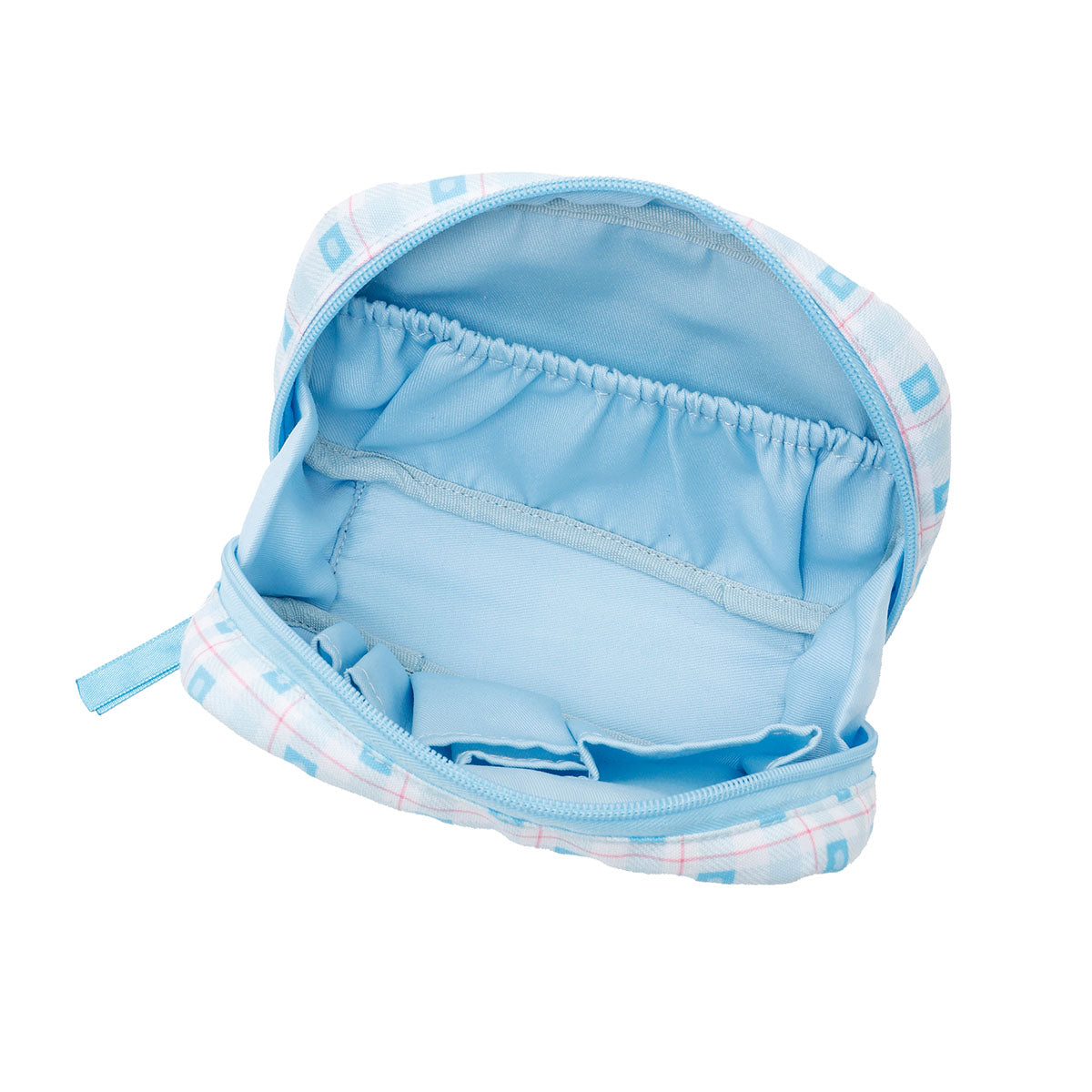 Chiikawa Check Series Pouch Hachiware Blue | Chiikawa Market