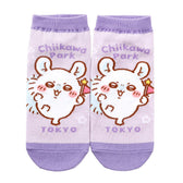 吉伊卡哇乐园 船袜 (飞鼠 / 紫色)