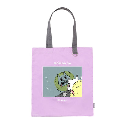 吉伊卡哇乐园 光栅托特包 (做了个坏梦 / 紫-灰)