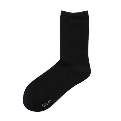 吉伊卡哇 刺绣中筒袜 吉伊卡哇 黑色