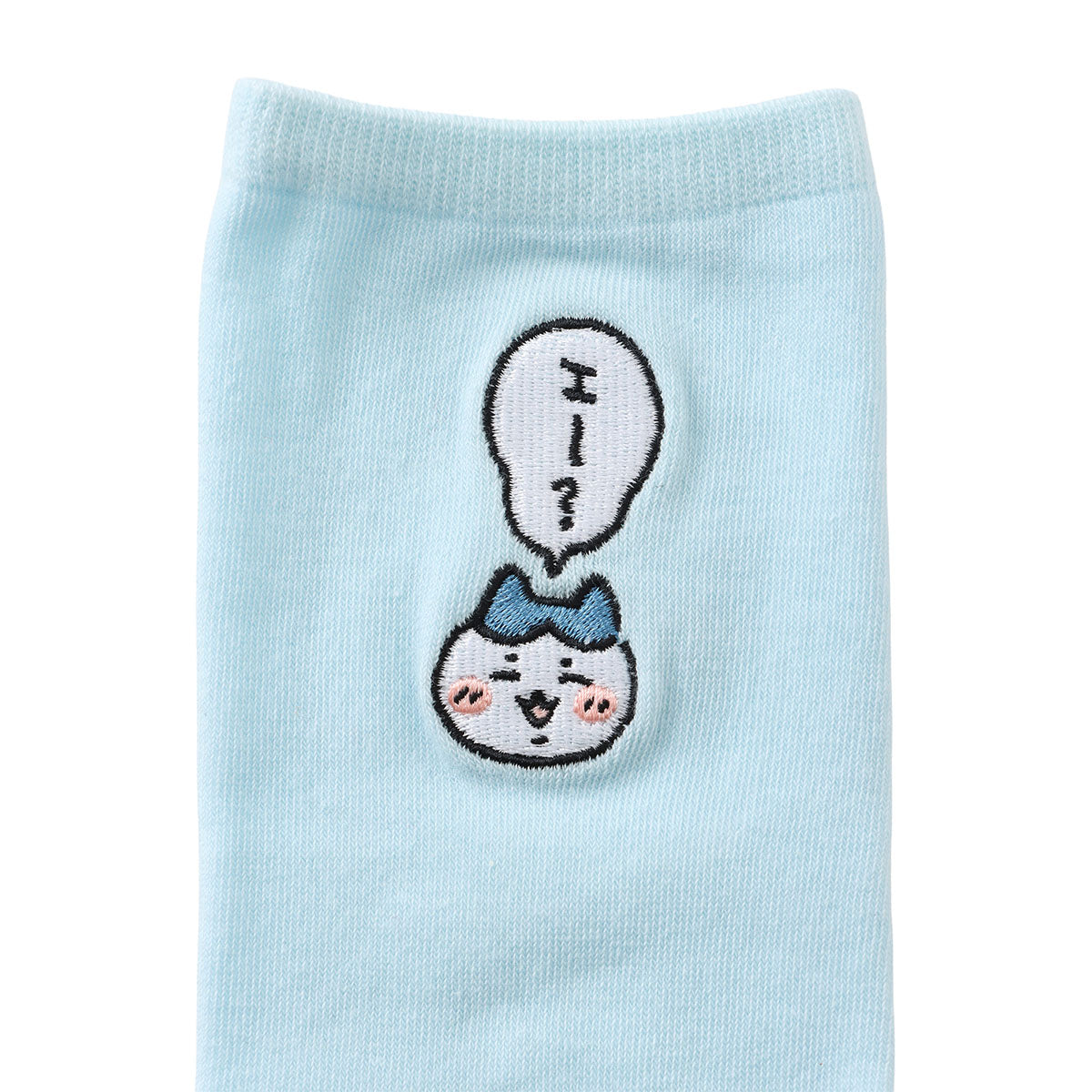 Chiikawa Crew Socks One-Point Embroidery Hachiware Sax