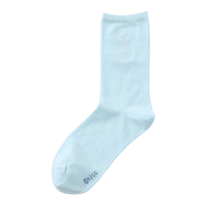 Chiikawa Crew Socks One-Point Embroidery Hachiware Sax