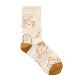 Chiikawa Crew Socks Usagi All-over Pattern Yellow