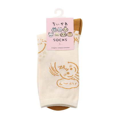 Chiikawa Crew Socks Usagi All-over Pattern Yellow
