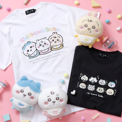 吉伊卡哇 baby系列 T恤 三人組 白色