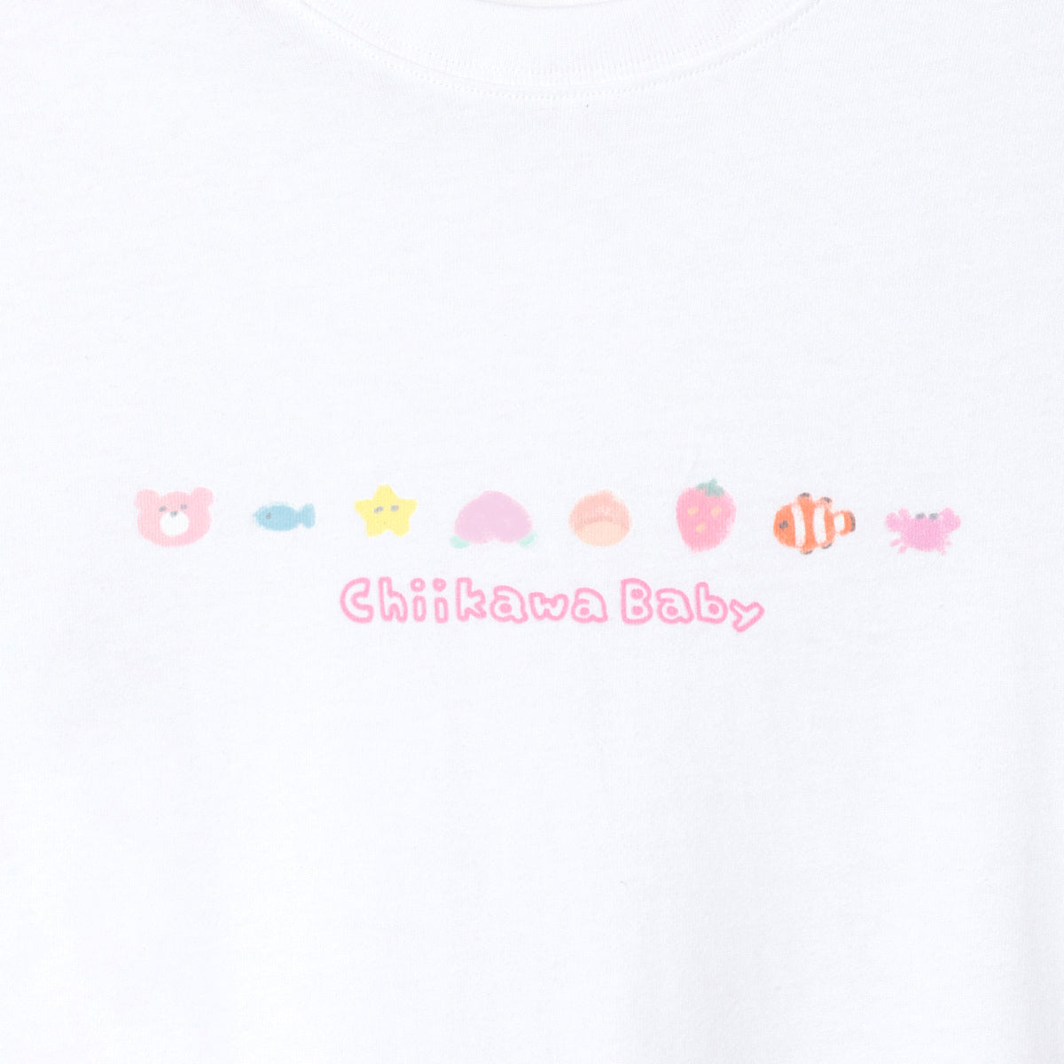 ちいかわ Chiikawa Baby 長袖Tシャツ ベビーになっちゃった ホワイト