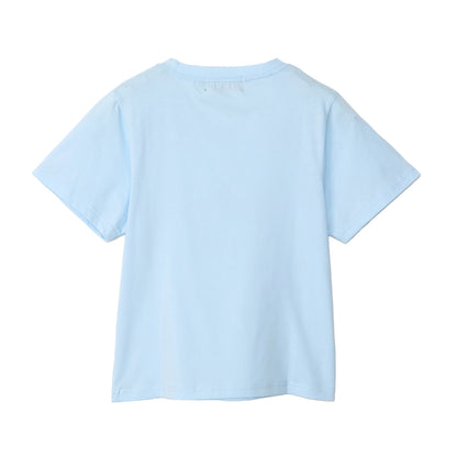 吉伊卡哇 Go!HARAJUKU T恤 蝴蝶結 小八貓 藍色