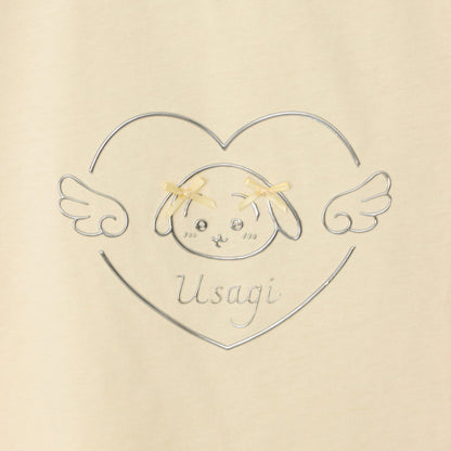 吉伊卡哇 Go!HARAJUKU T恤 蝴蝶結 兔兔 黃色