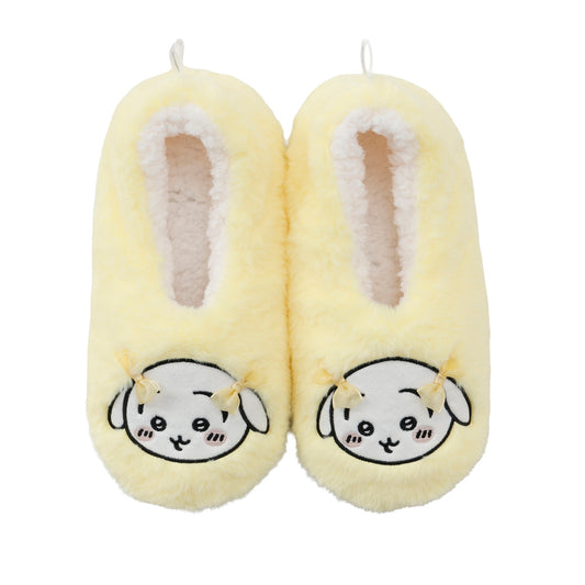 Chiikawa Room Shoes Usagi Ribbon Yellow