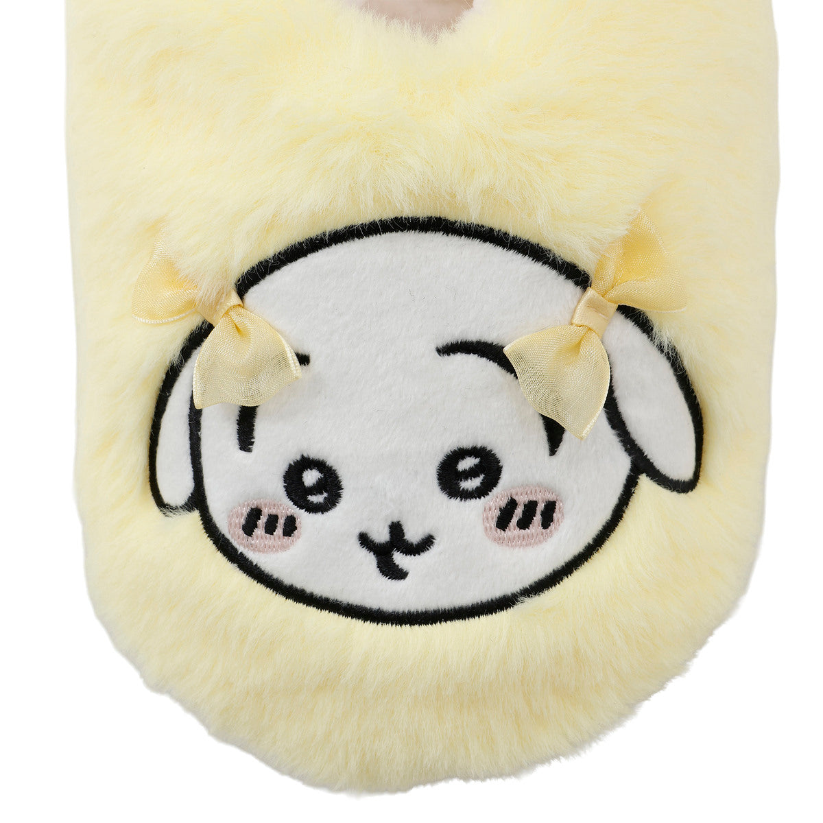 ちいかわ ルームシューズ うさぎリボン イエロー