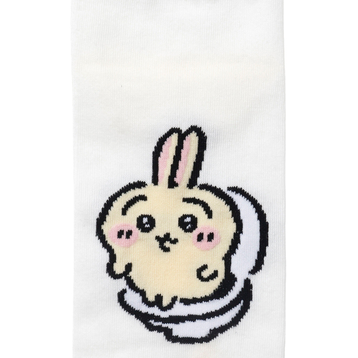 ちいかわ クルーソックス うさぎトイレ イエロー
