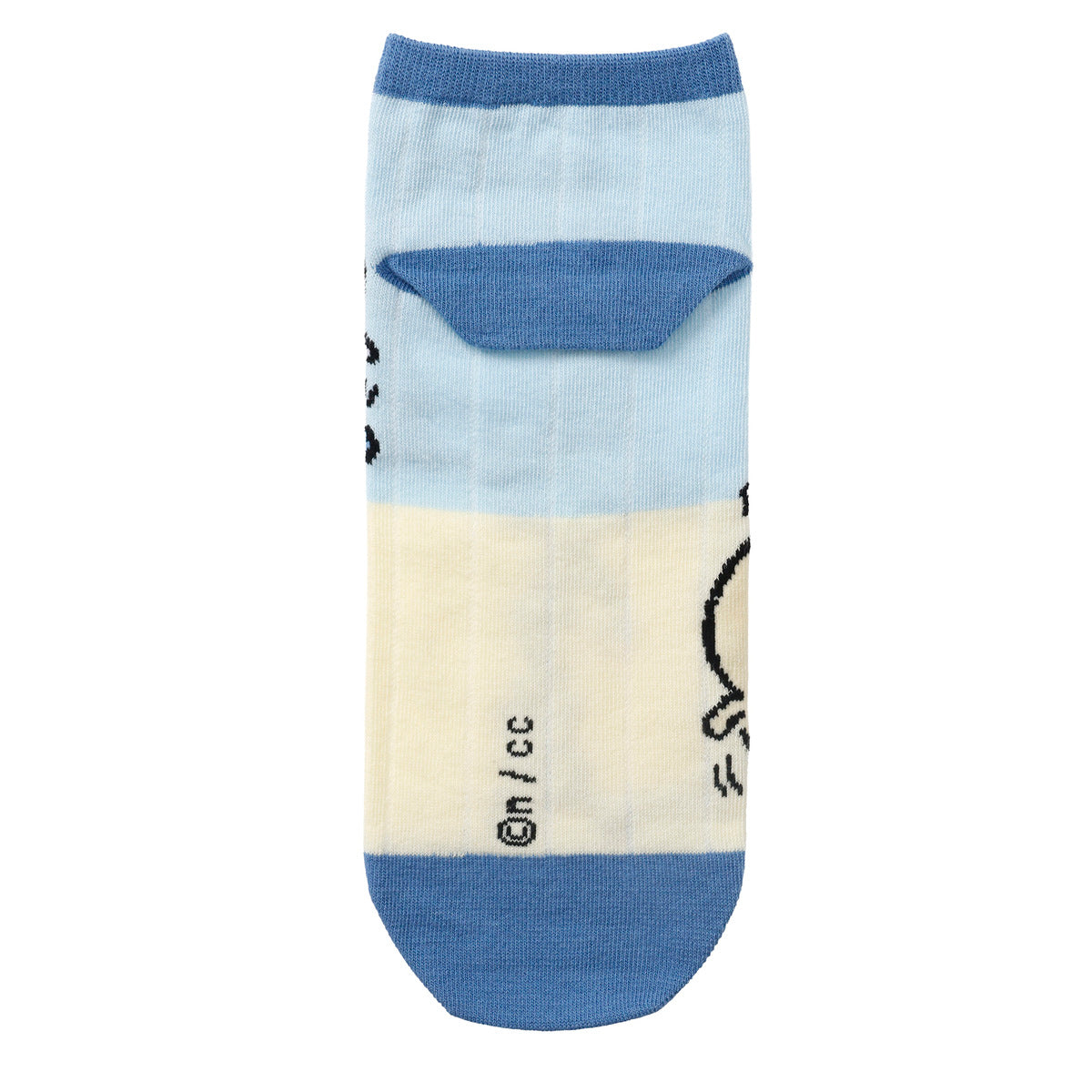 ちいかわ クルーソックス ハチワレとうさぎ サックス