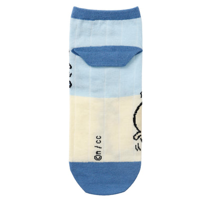 ちいかわ クルーソックス ハチワレとうさぎ サックス