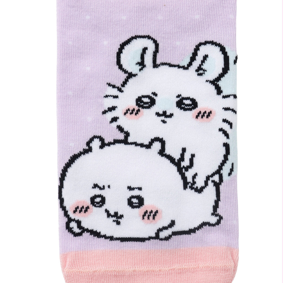 ちいかわ クルーソックス ちいかわとモモンガ ピンク | ちいかわ