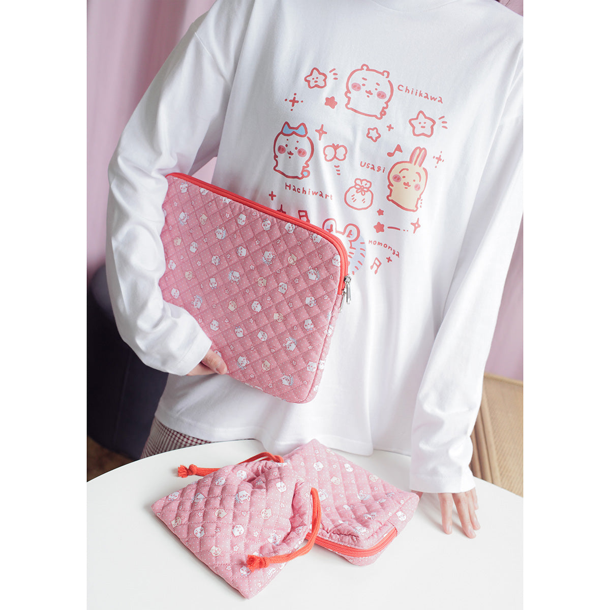 ちいかわ 長袖Tシャツ 小さいの ホワイト | ちいかわマーケット 公式