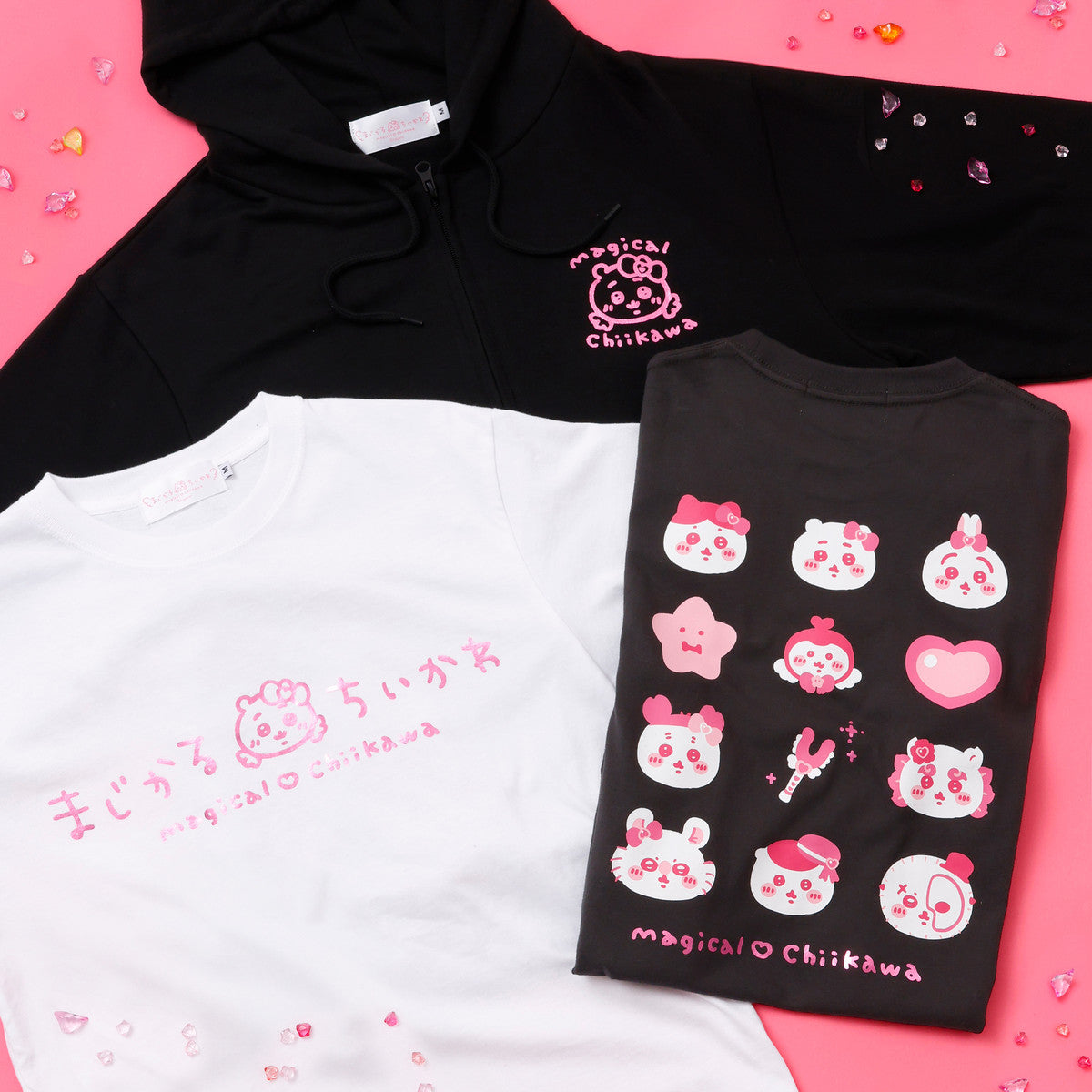 ちいかわ まじかるちいかわ Tシャツ キラキラ ホワイト | ちいかわ