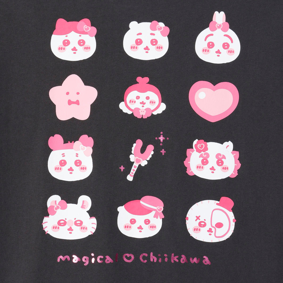 ちいかわ まじかるちいかわ Tシャツ キラキラ スミ