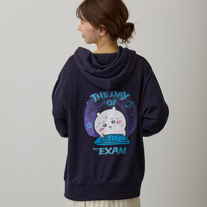 치이카와 집업 후드티 시험이다 네이비