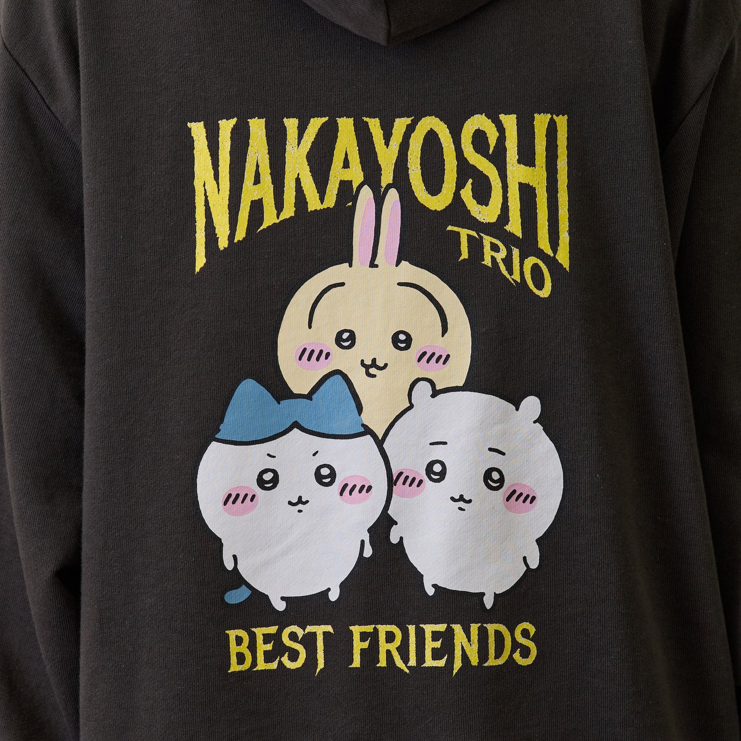 치이카와 집업 후드티 사이좋은 트리오 스미