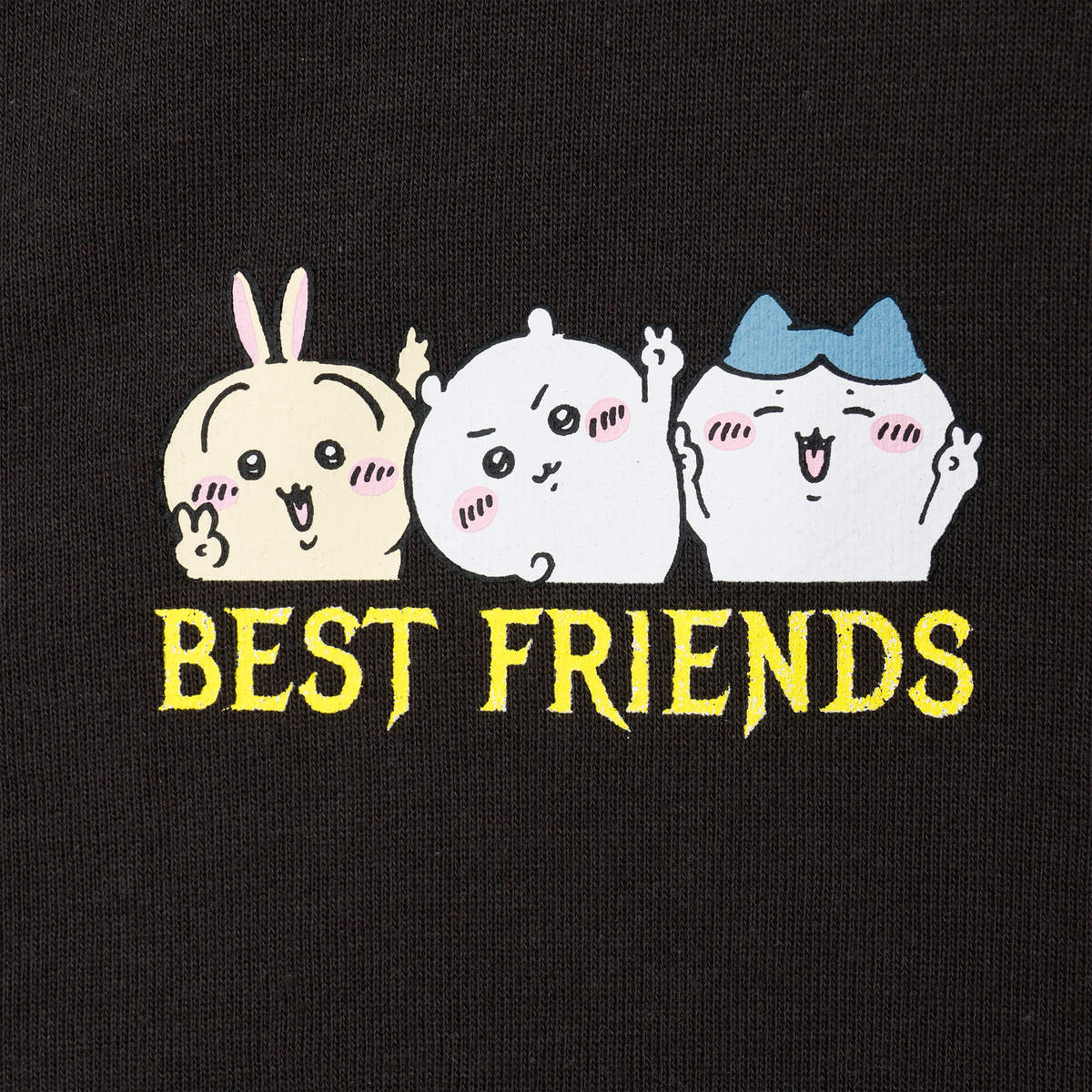 치이카와 집업 후드티 사이좋은 트리오 스미