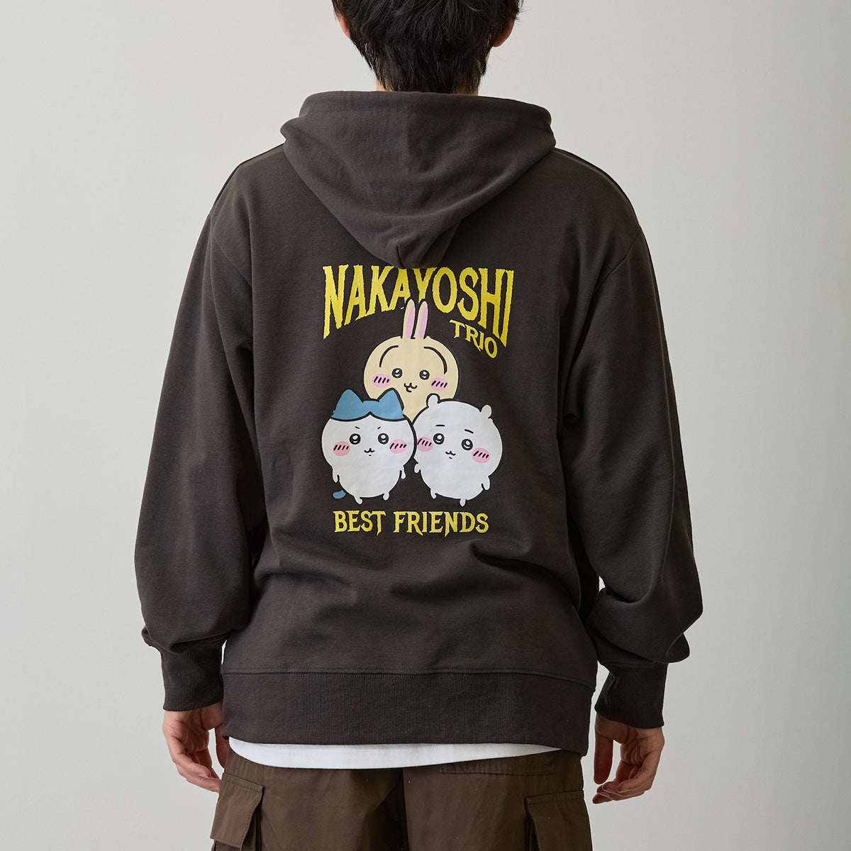 ちいかわ ZIPパーカー 仲良しトリオ スミ