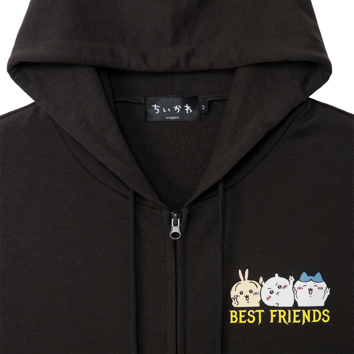 치이카와 집업 후드티 사이좋은 트리오 스미