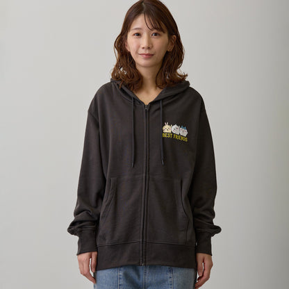 치이카와 집업 후드티 사이좋은 트리오 스미