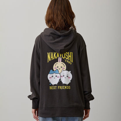 치이카와 집업 후드티 사이좋은 트리오 스미