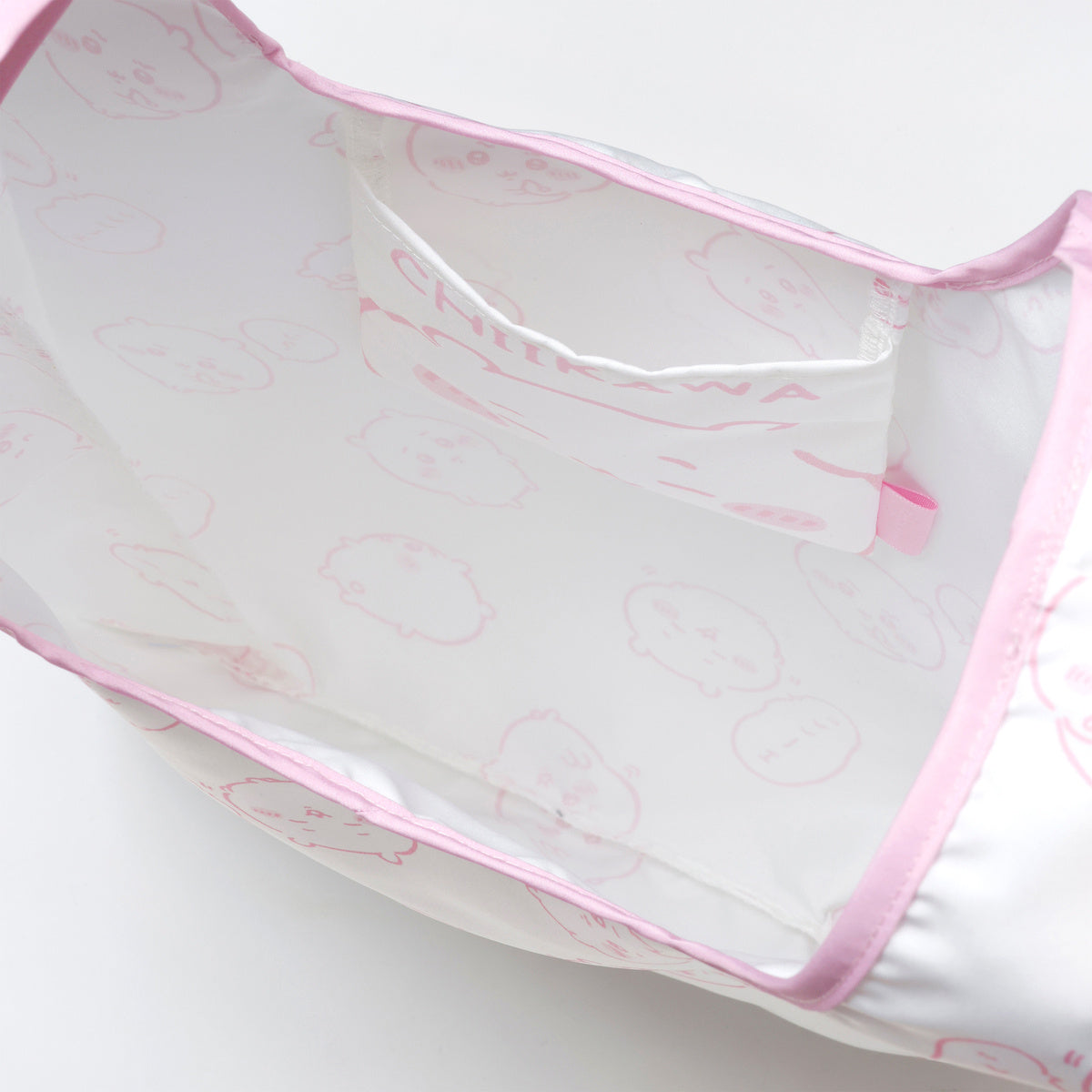 치이카와 에코백 치이카와 전체 무늬 크림