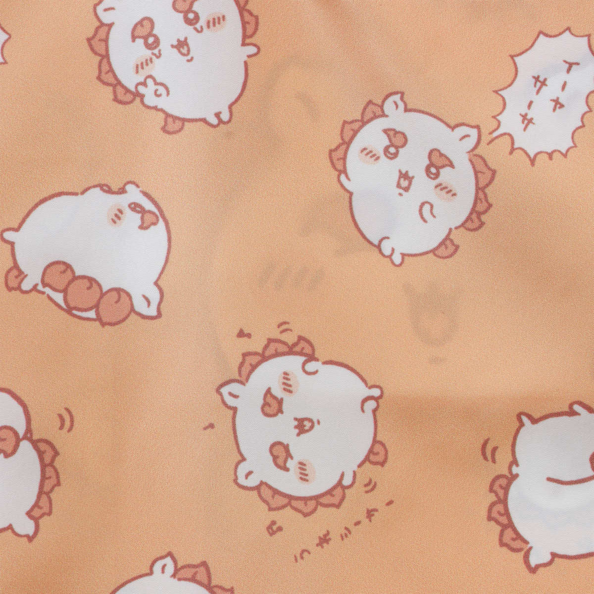 ちいかわ エコバッグ シーサー総柄 オレンジ