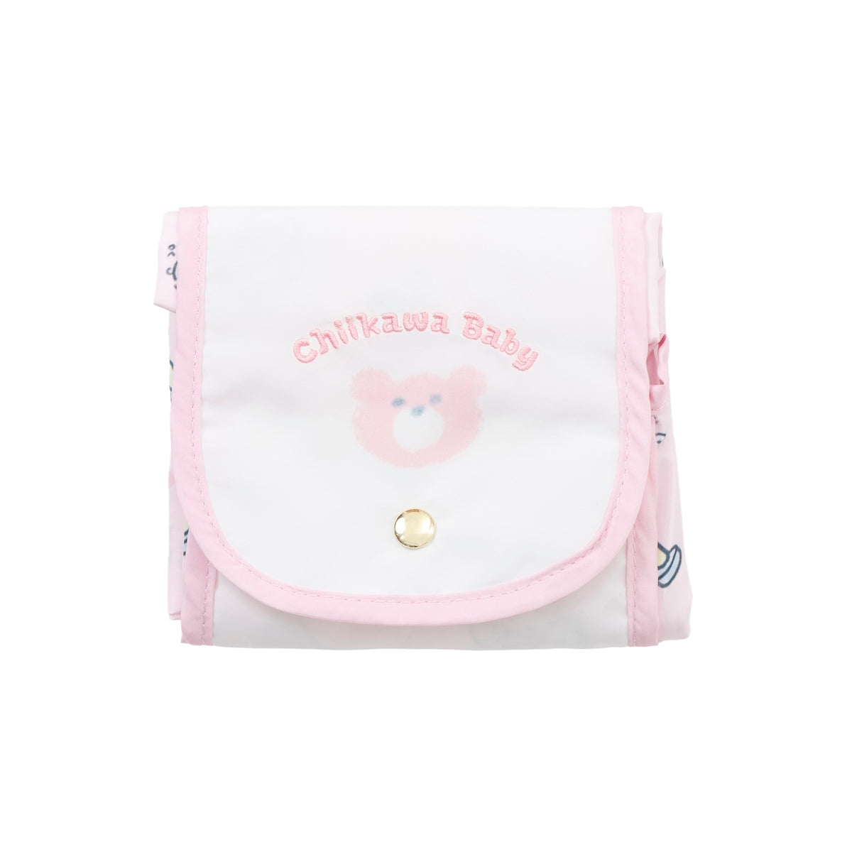Chiikawa Baby Eco Bag (Knocked Down Blocks) Pink