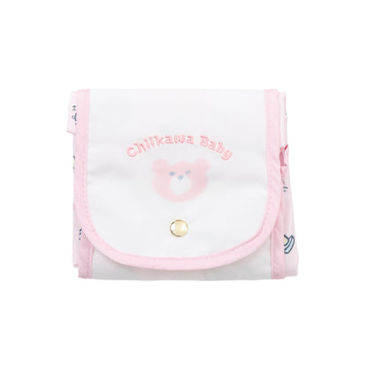 Chiikawa Baby Eco Bag (Knocked Down Blocks) Pink