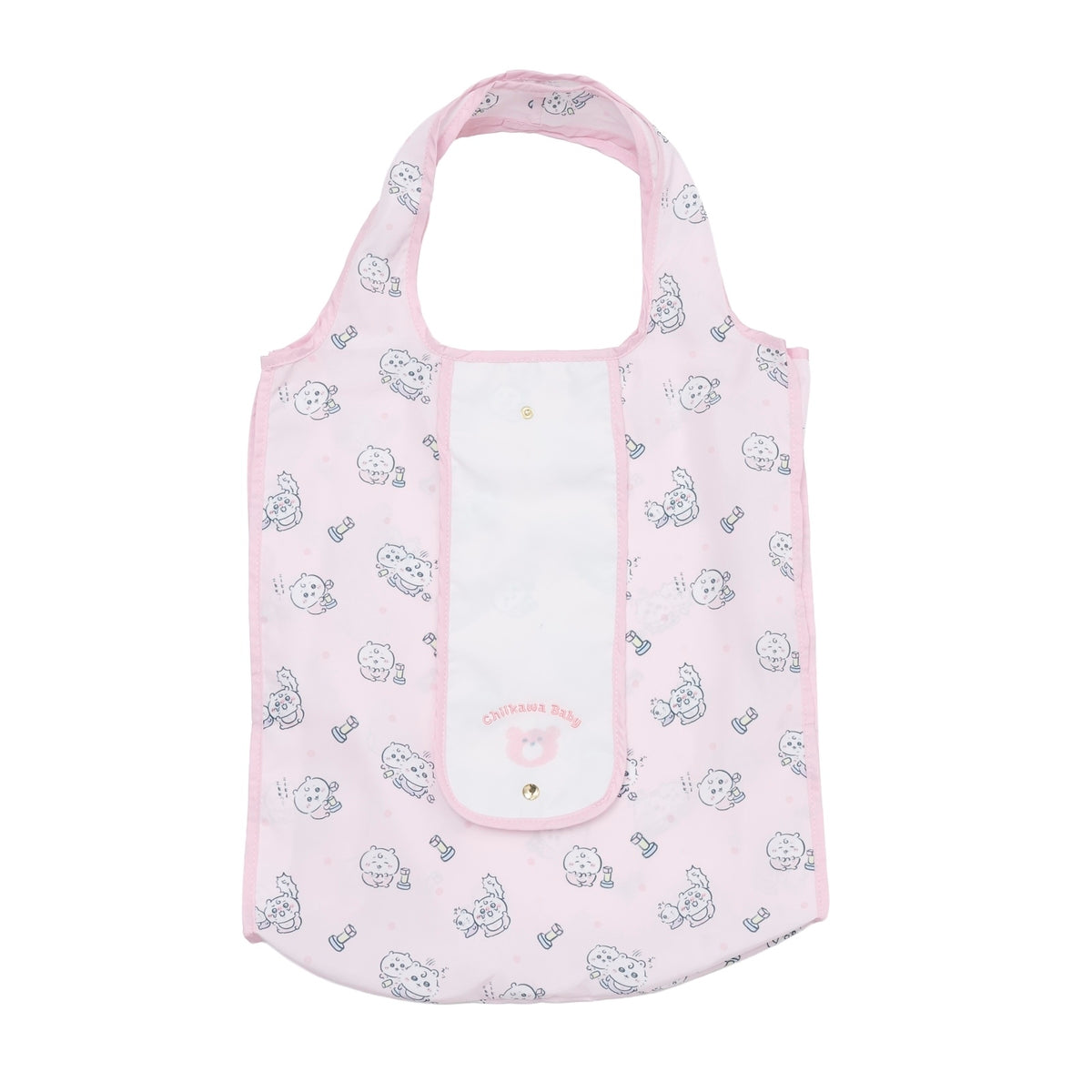 Chiikawa Baby Eco Bag (Knocked Down Blocks) Pink