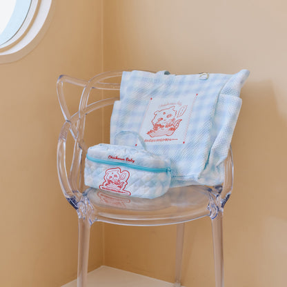 Chiikawa Baby 多功能收納包 (聽說會養育我) 藍色