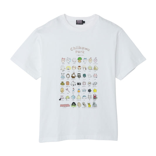 치이카와 파크 T셔츠 (집합 / 화이트)