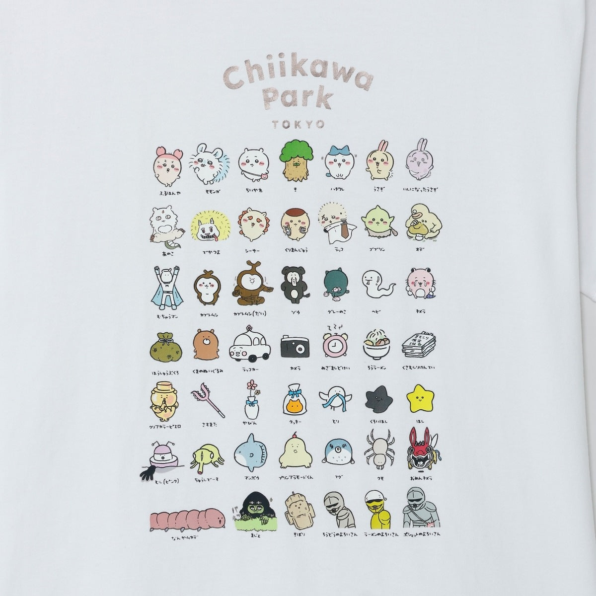 吉伊卡哇乐园 T恤 (集合 / 白色)